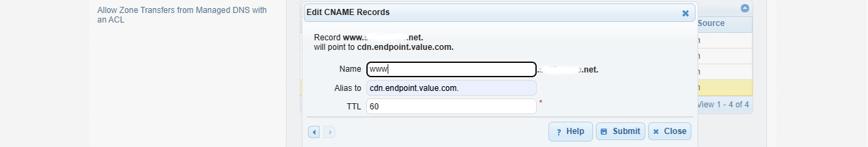 Edit Record Details