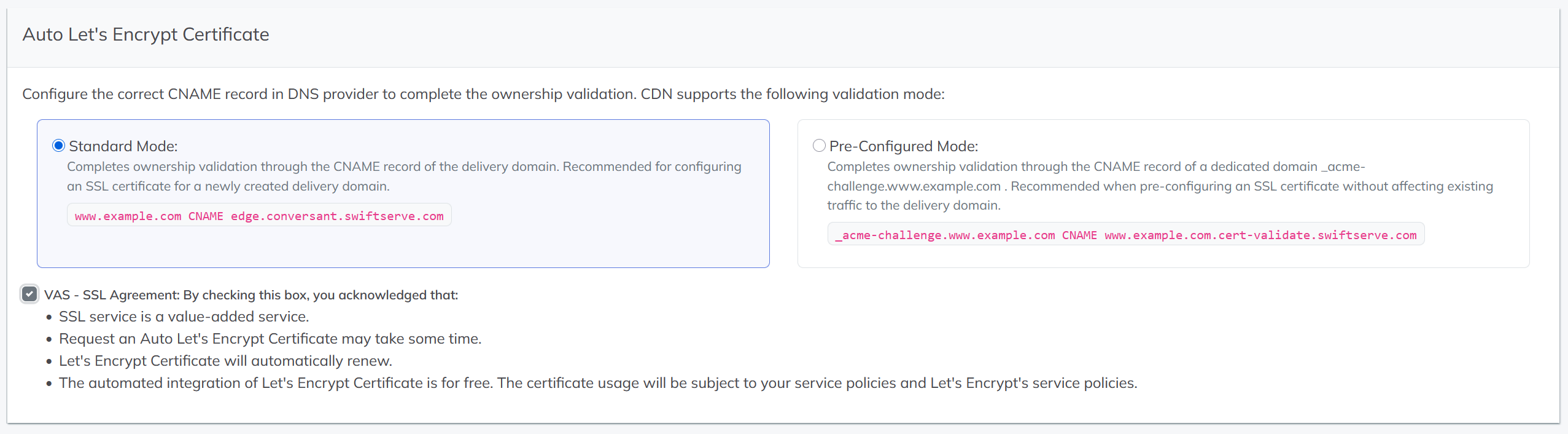 auto lets encrypt certificate